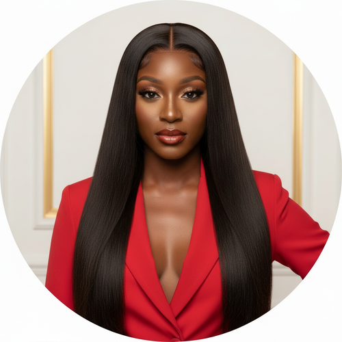 Glueless long straight wig collection image