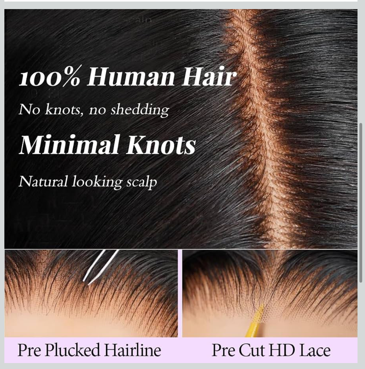 🔥 Burmese Curl HD Lace Front Wig 13x4 Human Hair | 150% Density | Pre-Plucked | Glueless | Natural Black