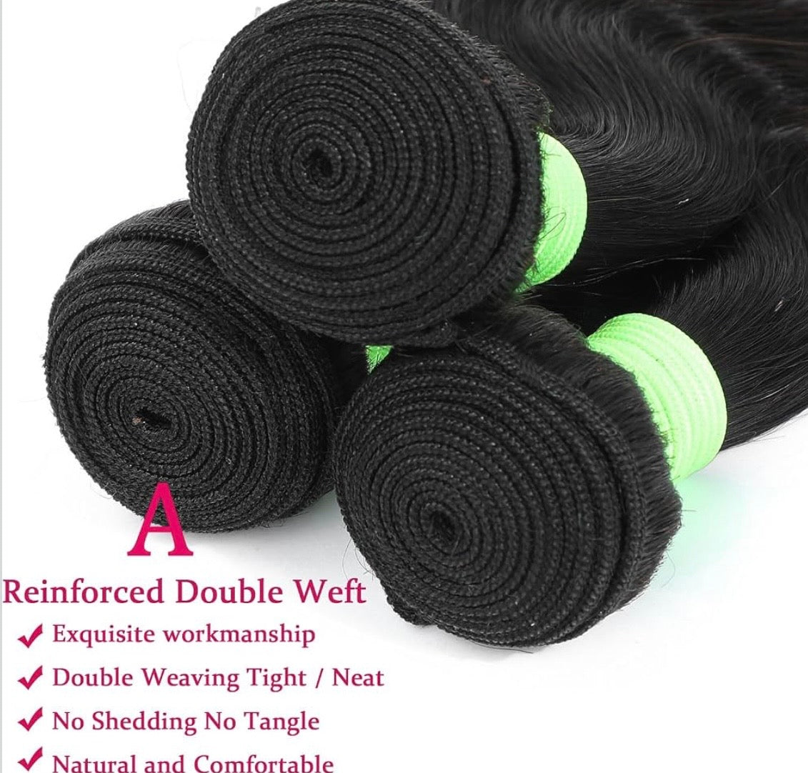 🔥 Virgin Hair Bundle Deal | 3 Bundles  | Straight Body Wave Loose Wave Deep Wave Human Hair