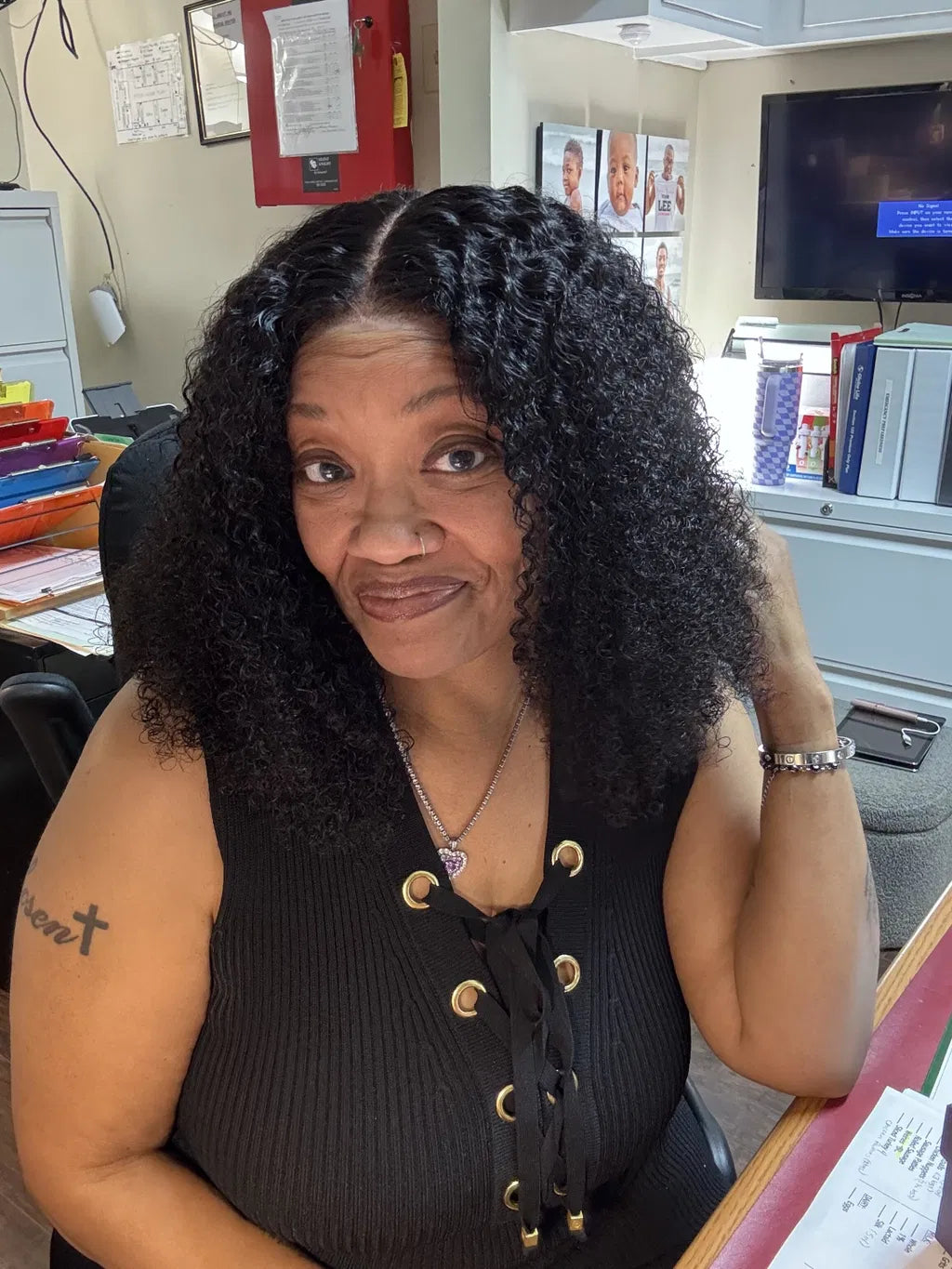 Customer hair photo