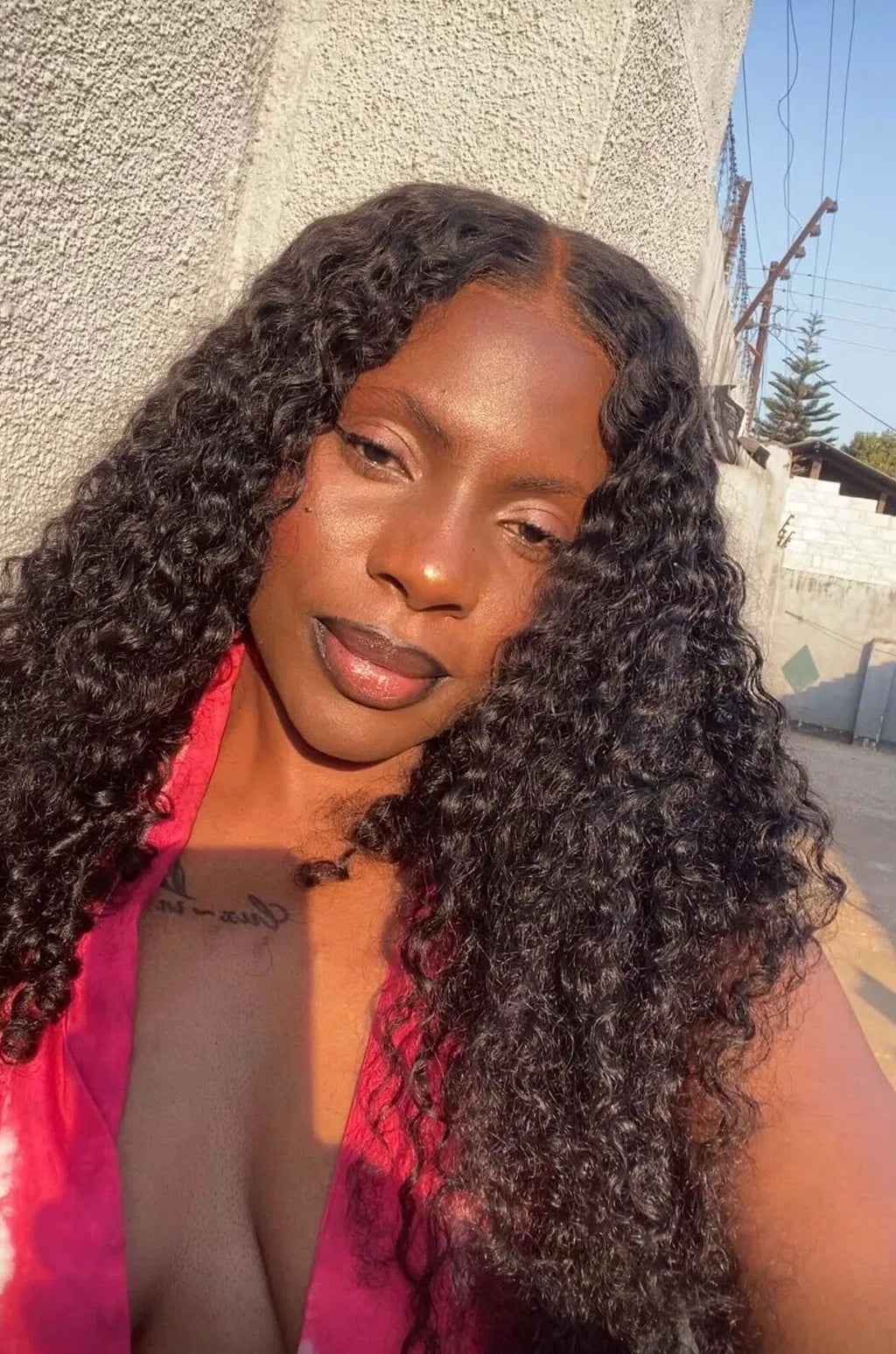 Customer hair photo