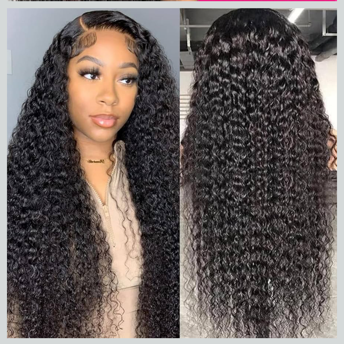 🔥 Deep Wave HD Glueless Wig 5x5 Lace Closure Human Hair | 150% Density | Pre-Plucked | Natural Black