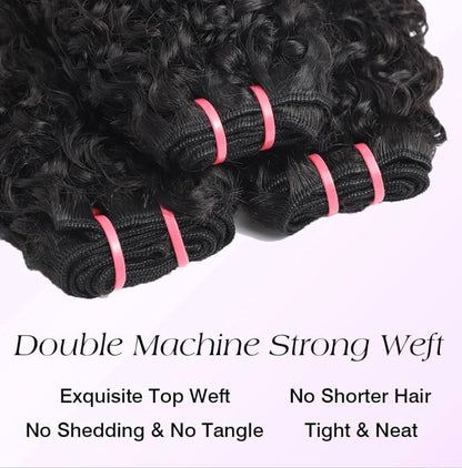 BEST SELLER Bundle Deal | Burmese Curl Virgin Human Hair Bundles | 3 Bundles
