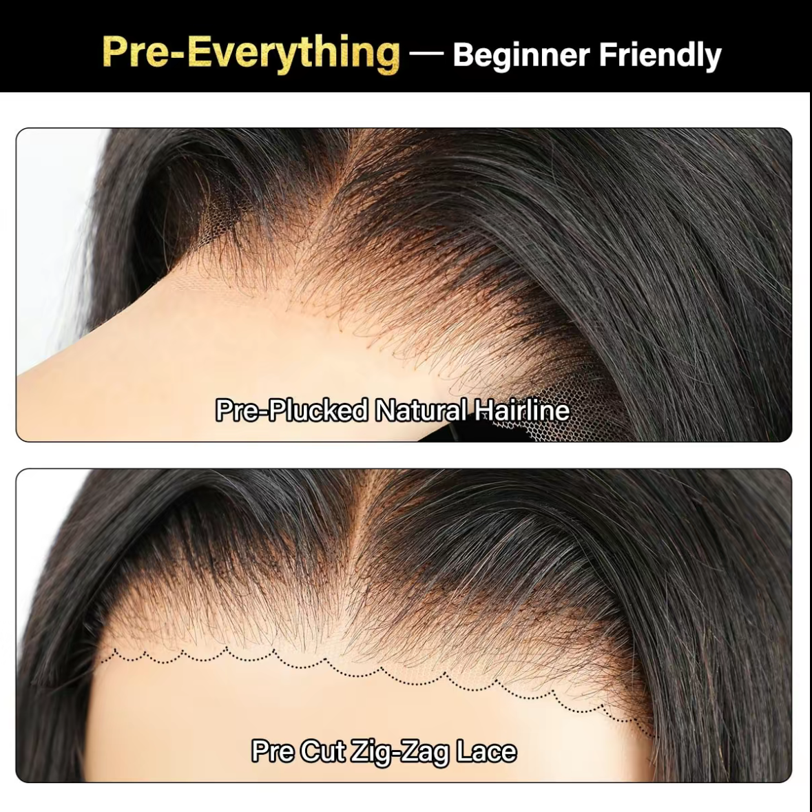 Body Wave Human Hair Wig 13x4 HD Transparent Lace Wig