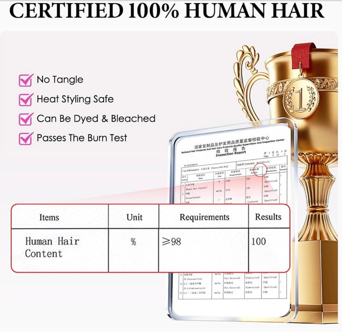 🔥 Straight HD Glueless Wig 6x6 Lace 26" Human Hair | 150% Density | Pre-Plucked | Natural Black