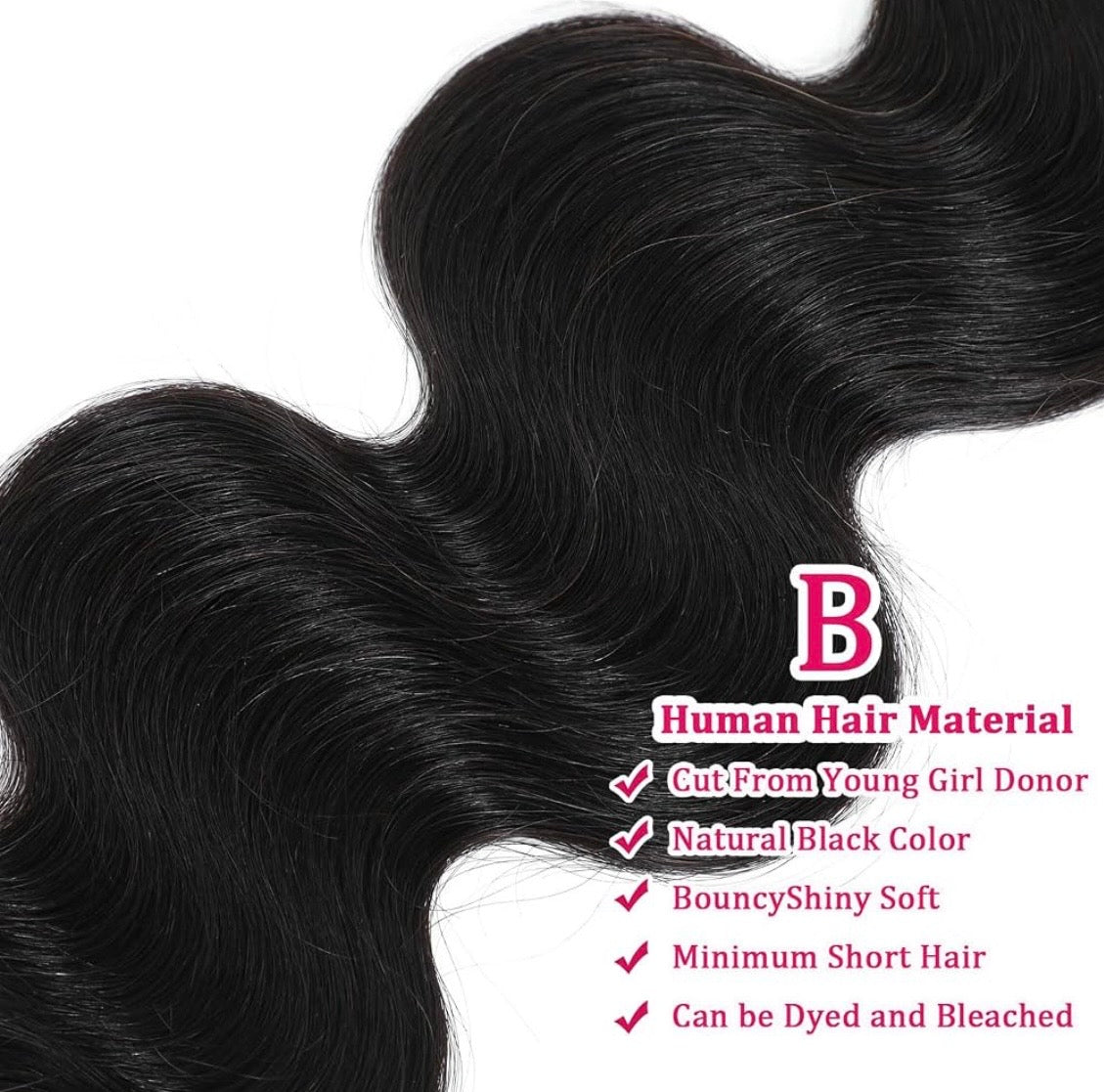 🔥 Virgin Hair Bundle Deal | 3 Bundles  | Straight Body Wave Loose Wave Deep Wave Human Hair
