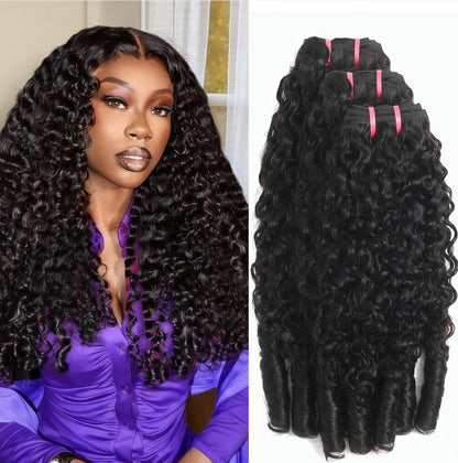 BEST SELLER Bundle Deal | Burmese Curl Virgin Human Hair Bundles | 3 Bundles