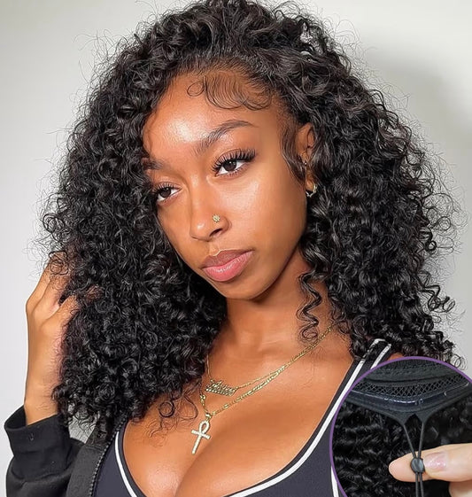Natural Burmese curl wig with HD 6x6 lace for flexible styling.