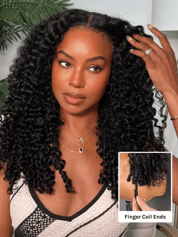 BEST SELLER GLUELESS WIG 20” Burmese Curl HD Wig Ready To Wear