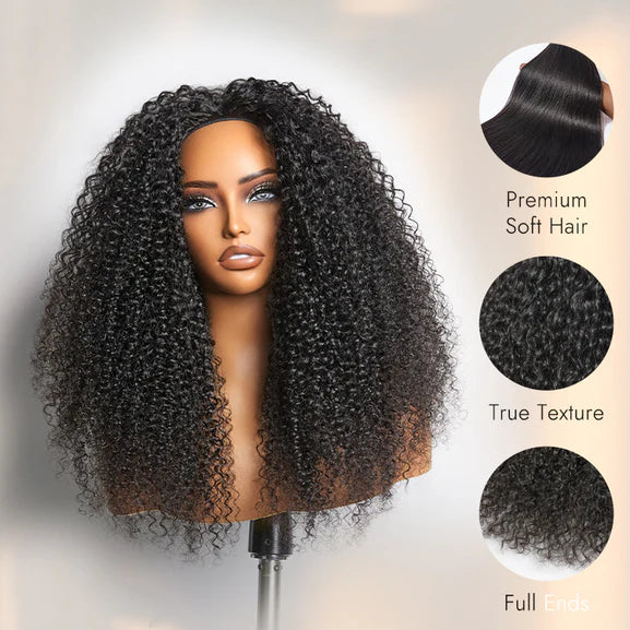 Viral Burmese Curly Half Wig