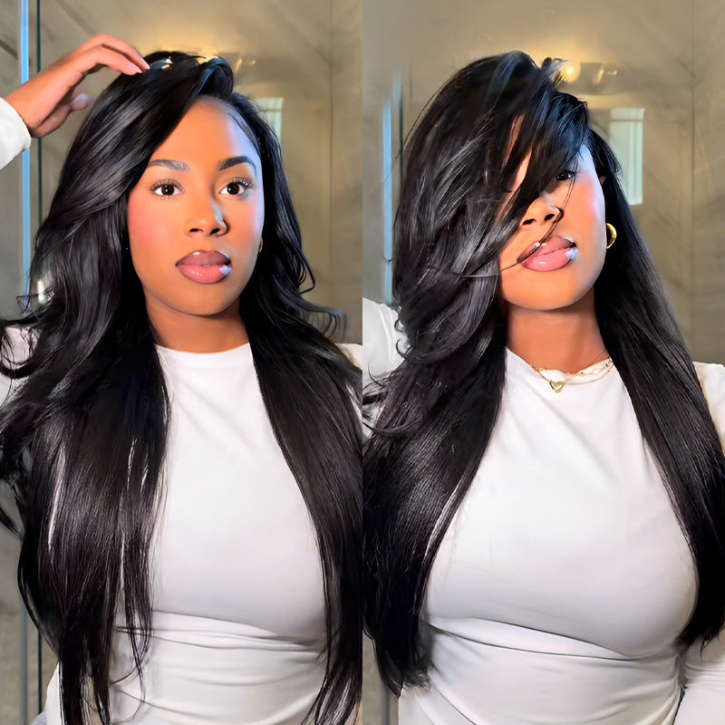 Viral Straight Half Wig