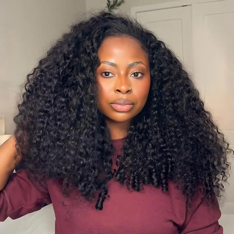BEST SELLER GLUELESS WIG 20” Burmese Curl HD Wig Ready To Wear
