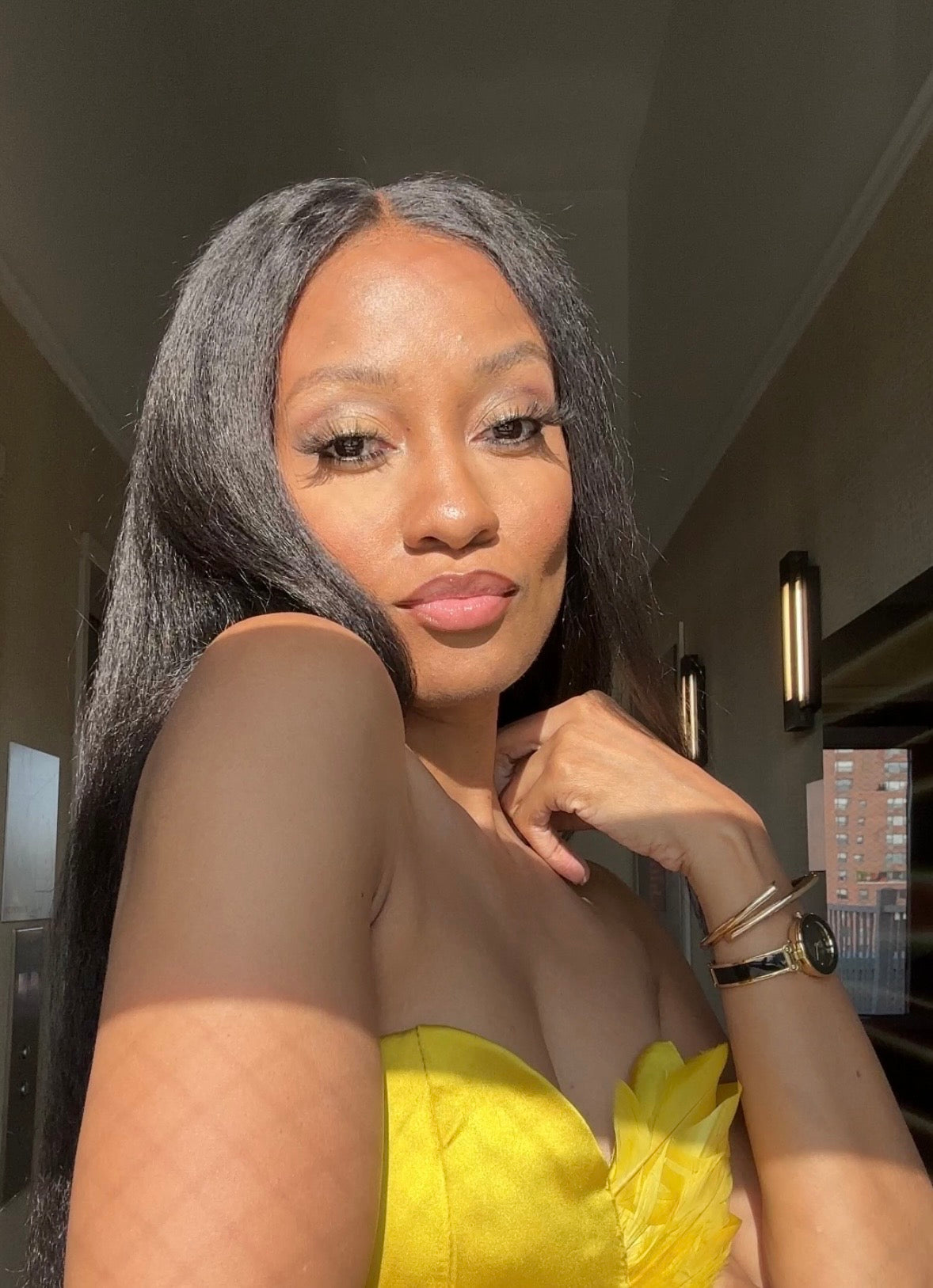 Kinky Straight HD Lace Front Wig Human Hair 180% Density 13x4 Lace Natural Hairline Pre-Plucked