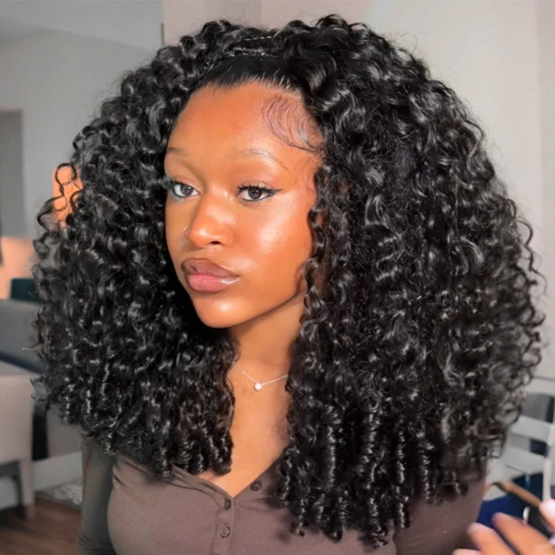 BEST SELLER GLUELESS WIG 20” Burmese Curl HD Wig Ready To Wear