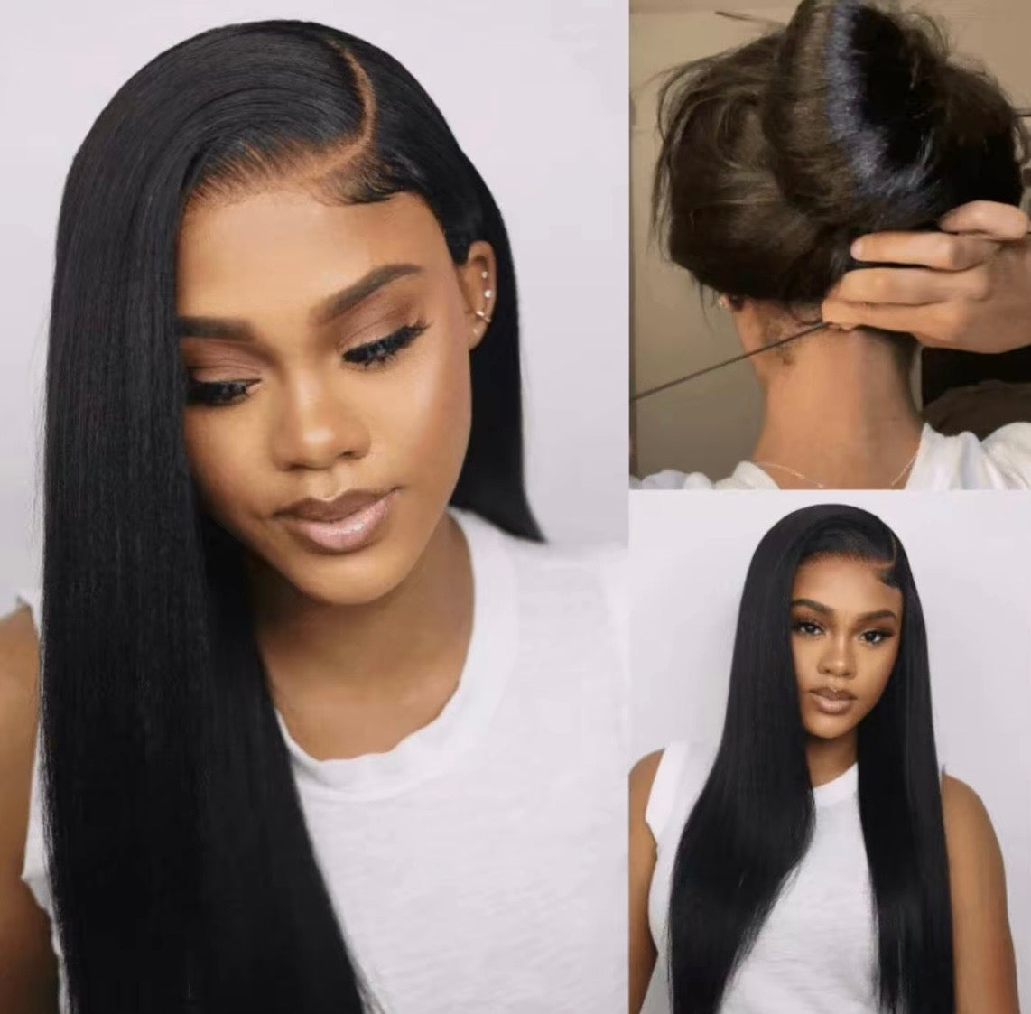 BEST SELLER GLUELESS WIG 26” HD Glueless Wig Sleek.