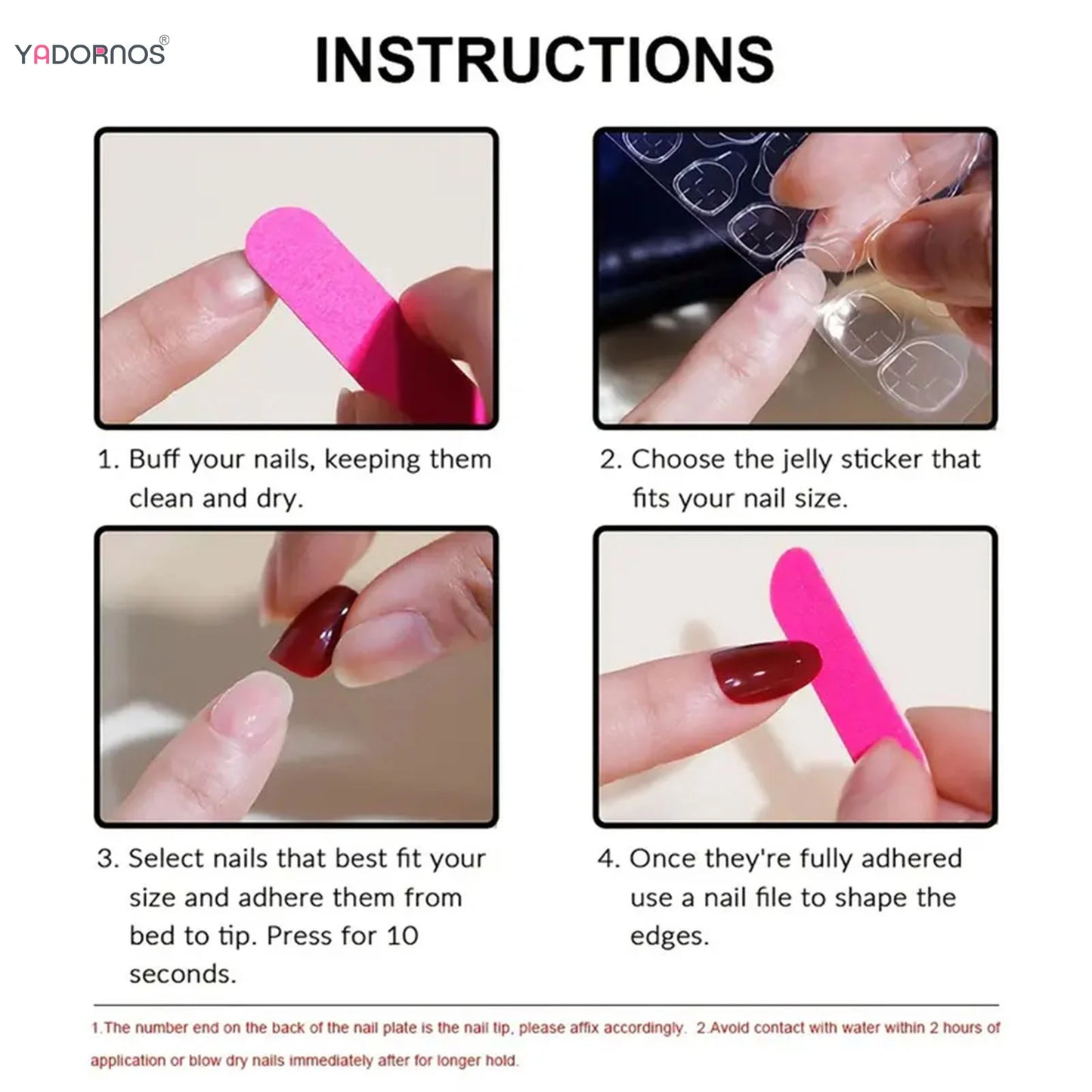 24pcs Sweet Cool French Style False Nails Wave Point Flower Designs Spicy Girl Press On Nails Medium Coffin European Fake Nail