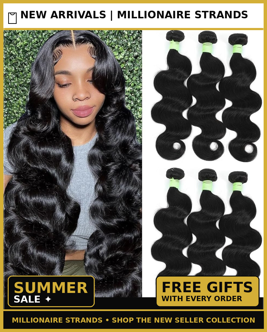 🔥 Virgin Hair Bundle Deal | 3 Bundles  | Straight Body Wave Loose Wave Deep Wave Human Hair