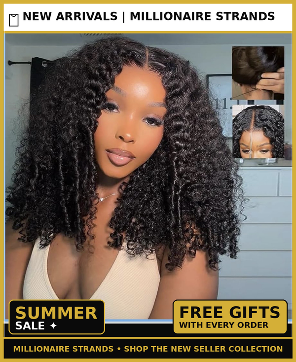 Natural Burmese curl wig with HD 5x6 lace for flexible styling.