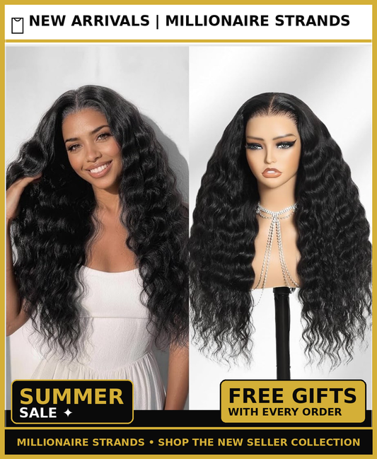 🔥 Loose Wave HD Glueless Wig 5x5 Lace Closure Human Hair | 150% Density | Pre-Plucked | Natural Black